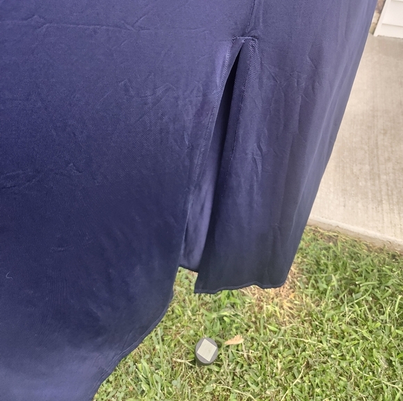 ANRABESS Womens Maxi Dress BLUE Summer Beach Dress Short Sleeve Dressy LARGE - Picture 9 of 11